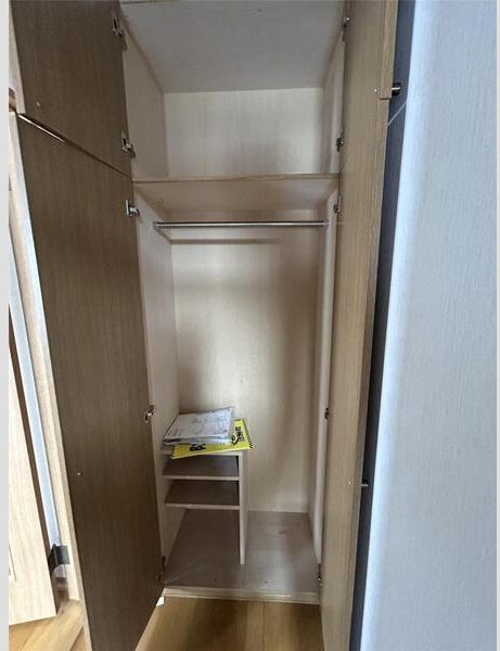 収納　衣類の収納に便利なクローゼットが付いています！