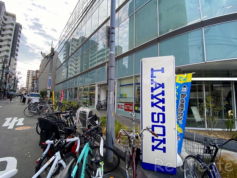 コンビニ　ローソンJR桃谷駅前店（コンビニ）まで361m