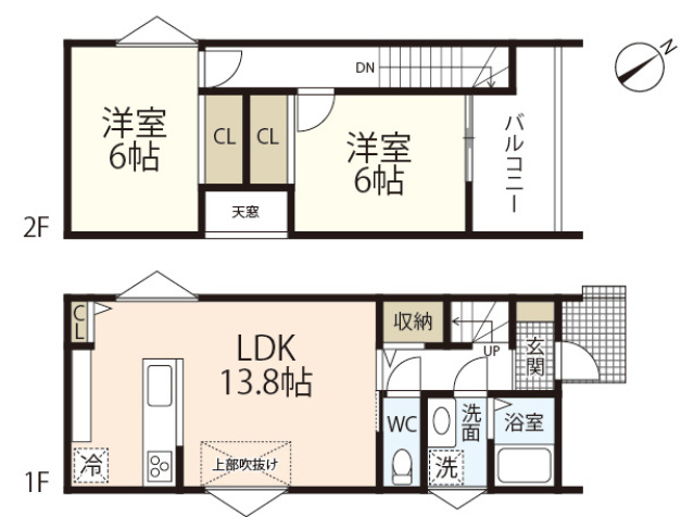 レジデンス小山の間取り写真