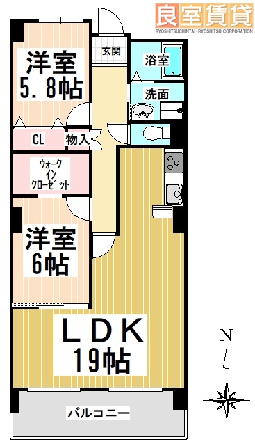 サンコート黒川の間取り写真
