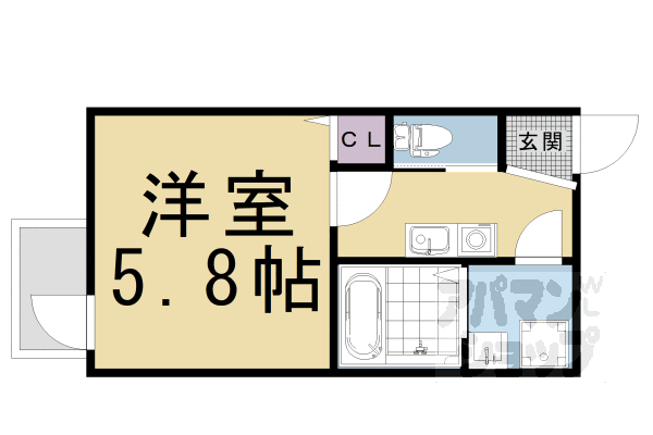 GARNET RESIDENCE MIYAの間取り写真