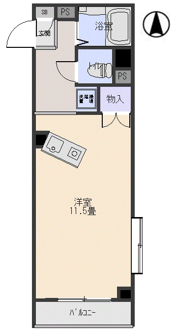 シマムラマンションの間取り