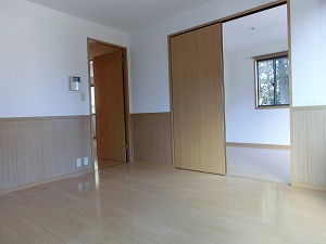 居室・リビング　セキュリティにTVドアホン付き