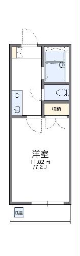 レオパレス姫路の間取り