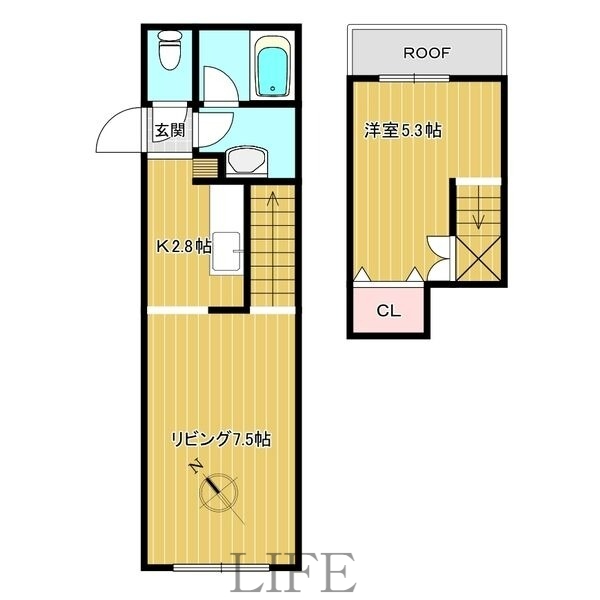 Ｙ’ｓ東札幌の間取り