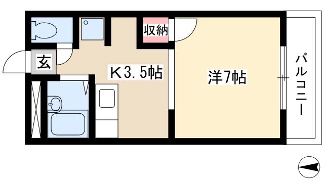 カーサグラッツアの間取り