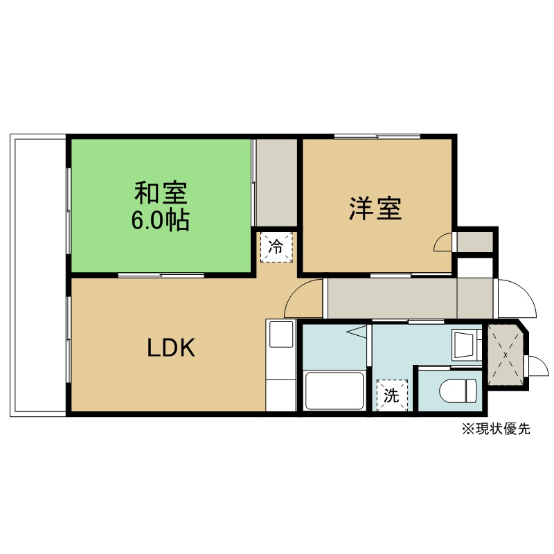 テリトワールSATO参号館の間取り