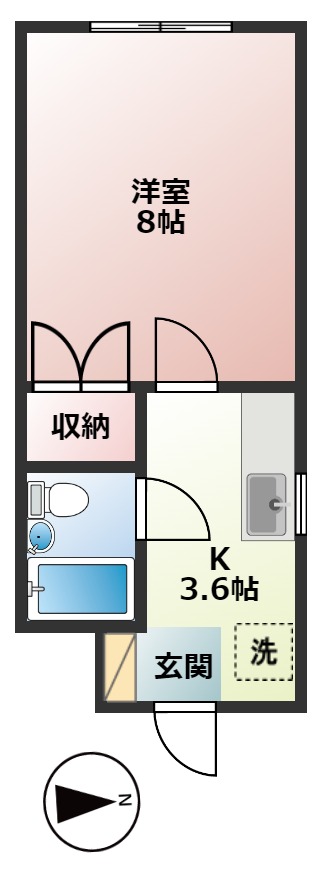 NOOK　M-3（ヌークエムスリー）の間取り