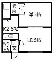 マンションロゼの間取り