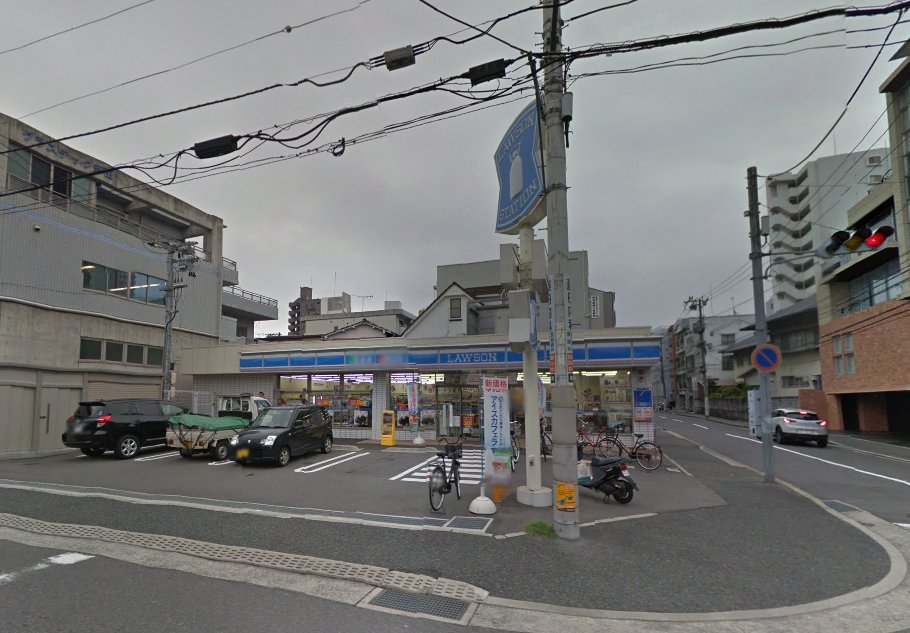 コンビニ　ローソン広島東白島店（コンビニ）まで211m