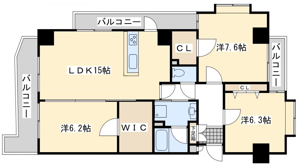 ガーデンパレスやひろIIの間取り