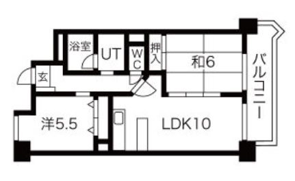 キャステール安倍館の間取り