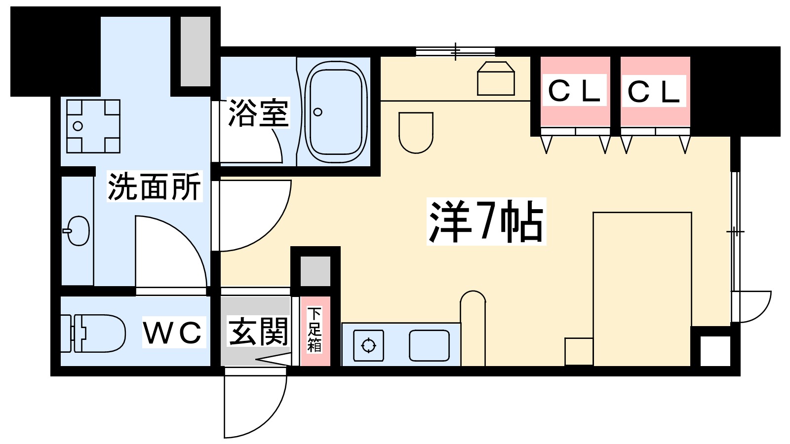 松下善ビルの間取り