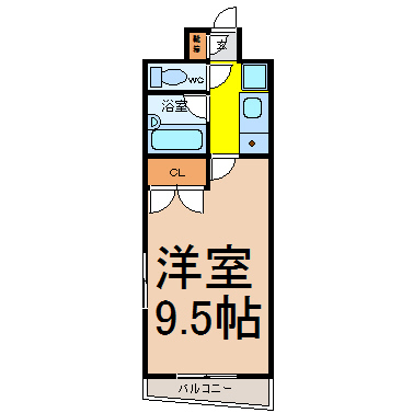 名古屋市名東区照が丘のマンションの間取り