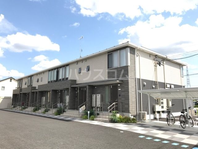 羽島郡岐南町徳田のアパートの建物外観