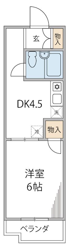 オリエント藤沢六会ハウスの間取り