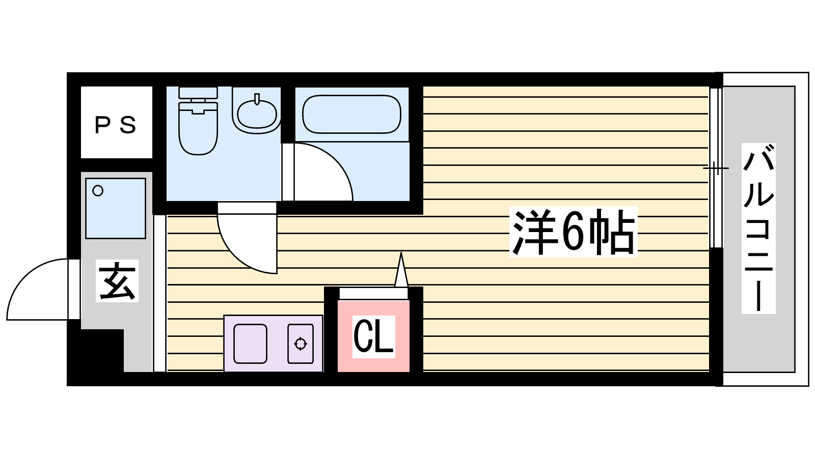 パラディッソコートの間取り