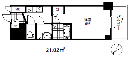 エスリード神戸グランドールの間取り