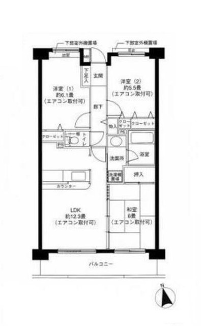 ラ・カージュ横濱の間取り