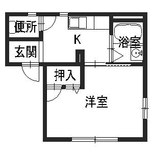 コーポ　オリーブの間取り