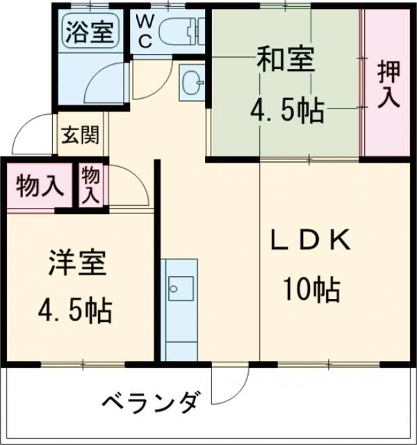 オアシス天領の間取り