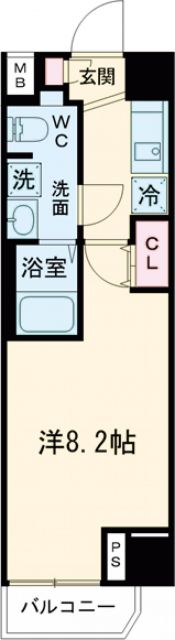 ベルグレード浅草の間取り