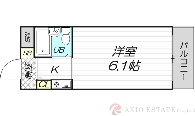 朝日プラザアクシス東淀川の間取り