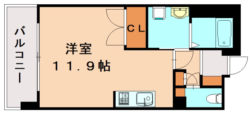 パークアクシス博多駅南の間取り