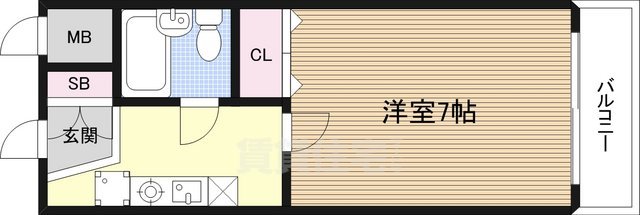 豊富プレジデント柴島の間取り