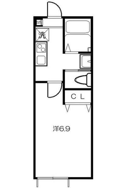 レジデンス市原の間取り