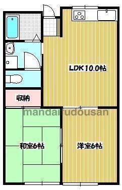 コーポラス宮丸の間取り