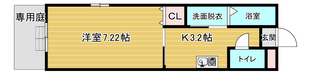 クレール久山の間取り