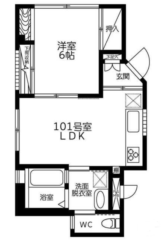 練馬区豊玉南のマンションの間取り