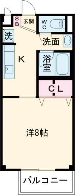 SurplusI宮前Bの間取り