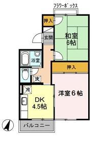 さいたま市浦和区前地のマンションの間取り