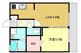 倉敷市鳥羽のアパートの間取り