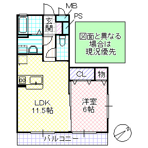 ボナールみらい平の間取り