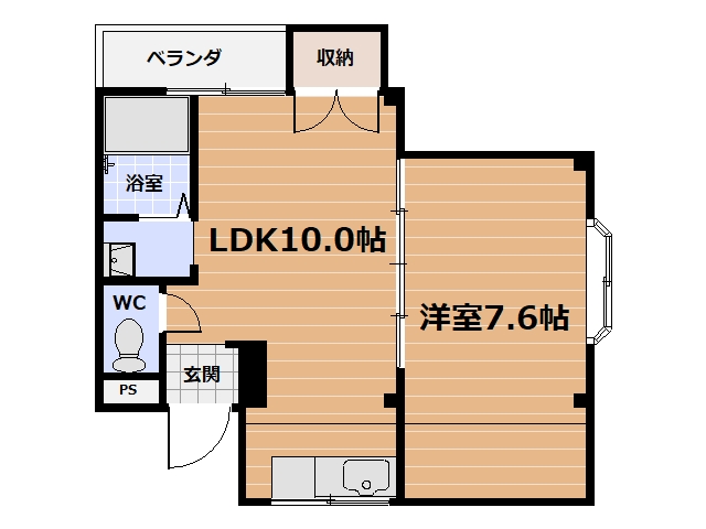 梅津シティハウスIIの間取り