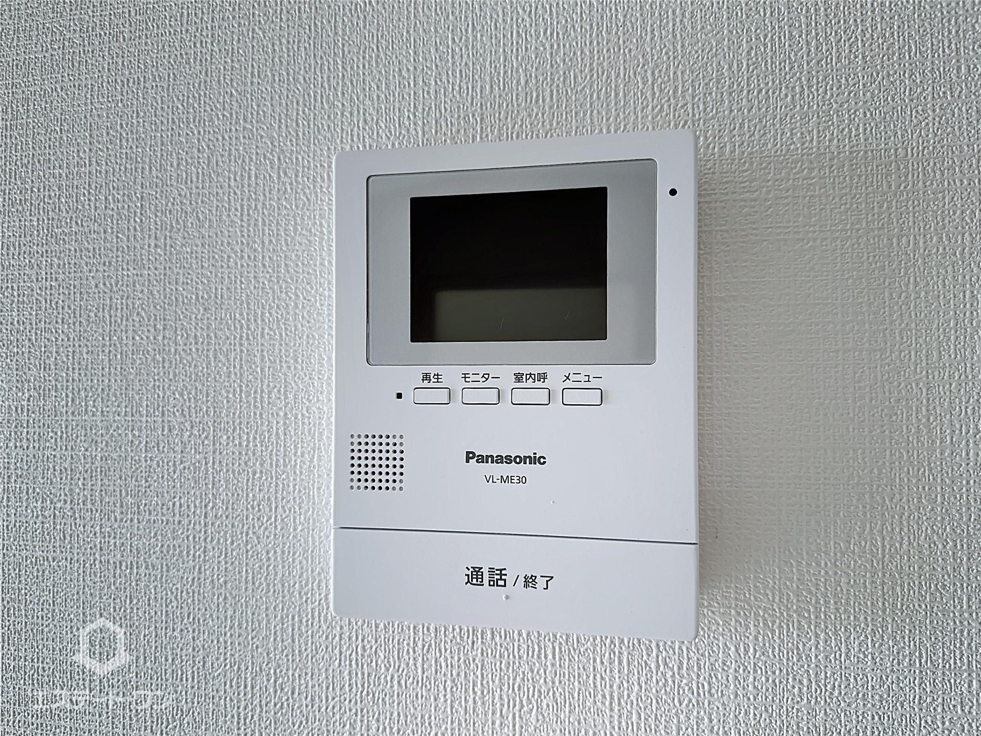 セキュリティ　来客の顔が確認できるモニターホン付きで安心★