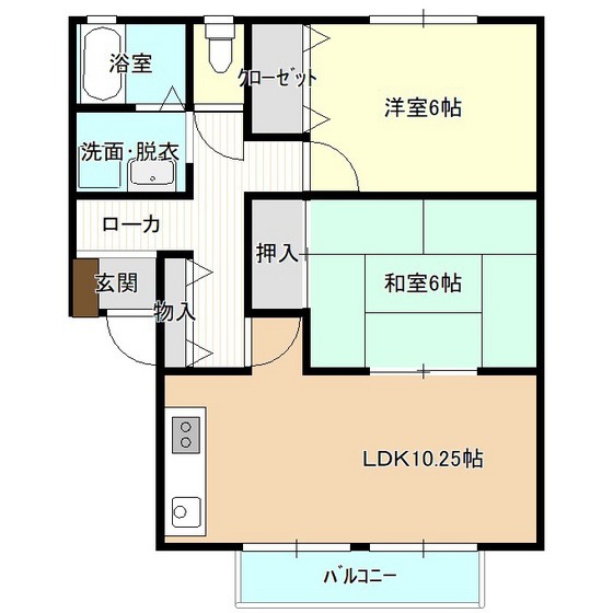 ロイヤルクレストＣの間取り