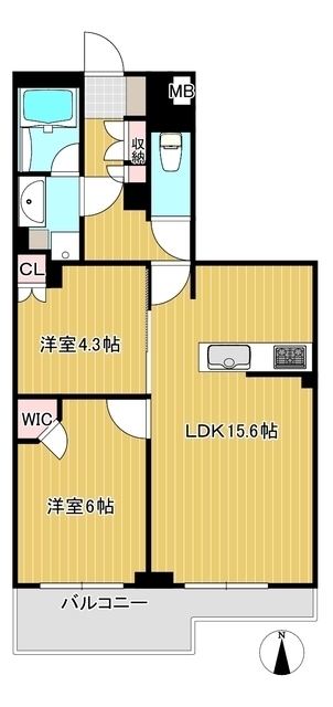 ウィルローズ篠崎の間取り