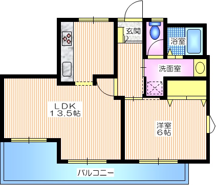 メゾン吉田の間取り