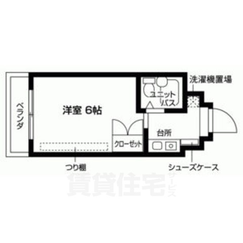 京都市南区東九条上御霊町のマンションの間取り