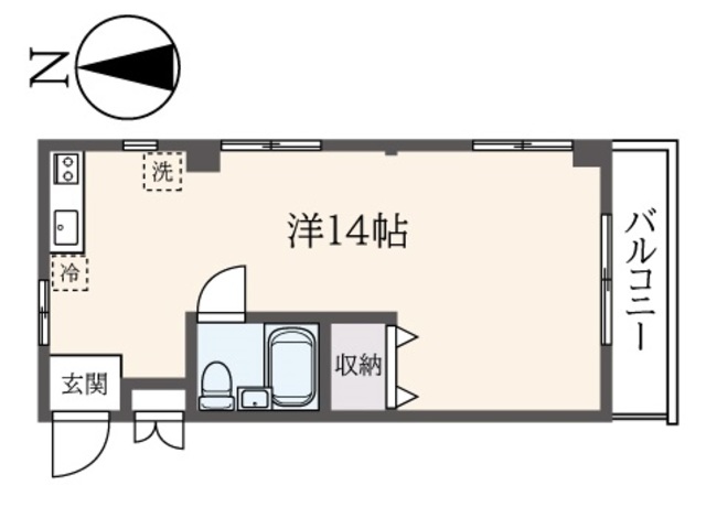 川崎市宮前区南野川のマンションの間取り