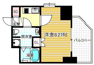 ディナスティ福島IIの間取り