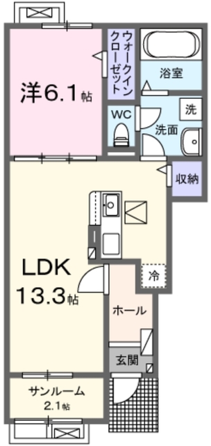 マークウエストF Iの間取り