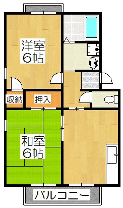 エステートピア松英2の間取り