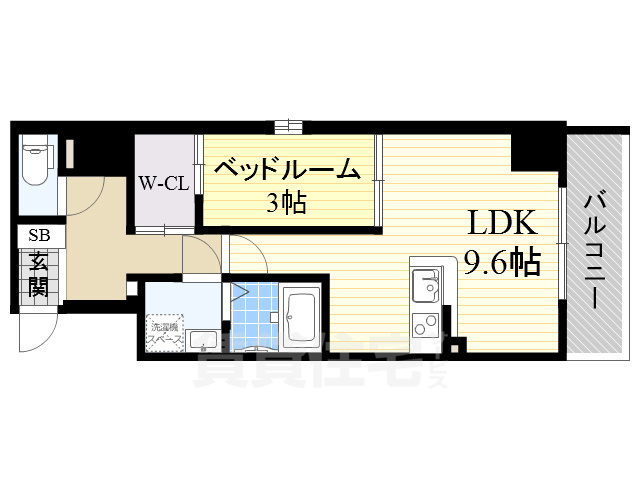 アルカディア茨木中津町の間取り