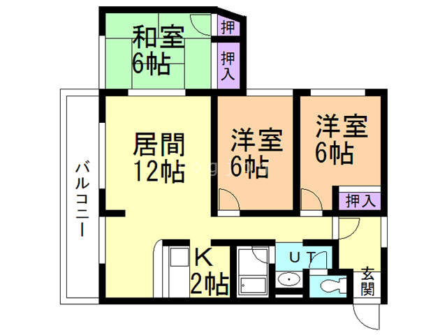 シャトー５１の間取り