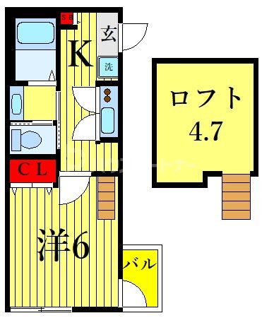 クロノス瑞江の間取り